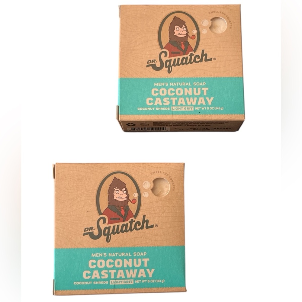 Dr. Squatch Coconut Castaway Men's Natural Soap